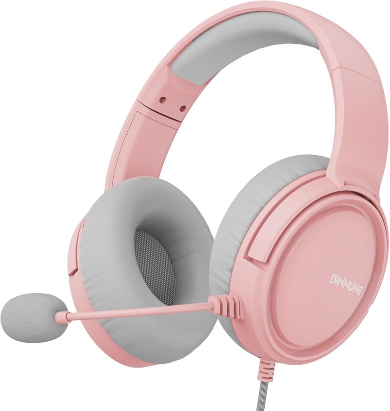 BINNUNE Gaming Headset with Mic for PS4 PS5 Xbox Series X|S Xbox 1 PC NS, Wired Gaming Headphones with Microphone for PS 4|5 Xbox1 - Image 1